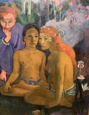 The older Gauguin may have liked young women but his painting is very important. At the National Gallery in London