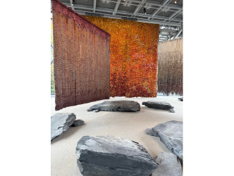 Fondation Cartier: the Dazzling Olga de Amaral. When the Canvas becomes the Artwork